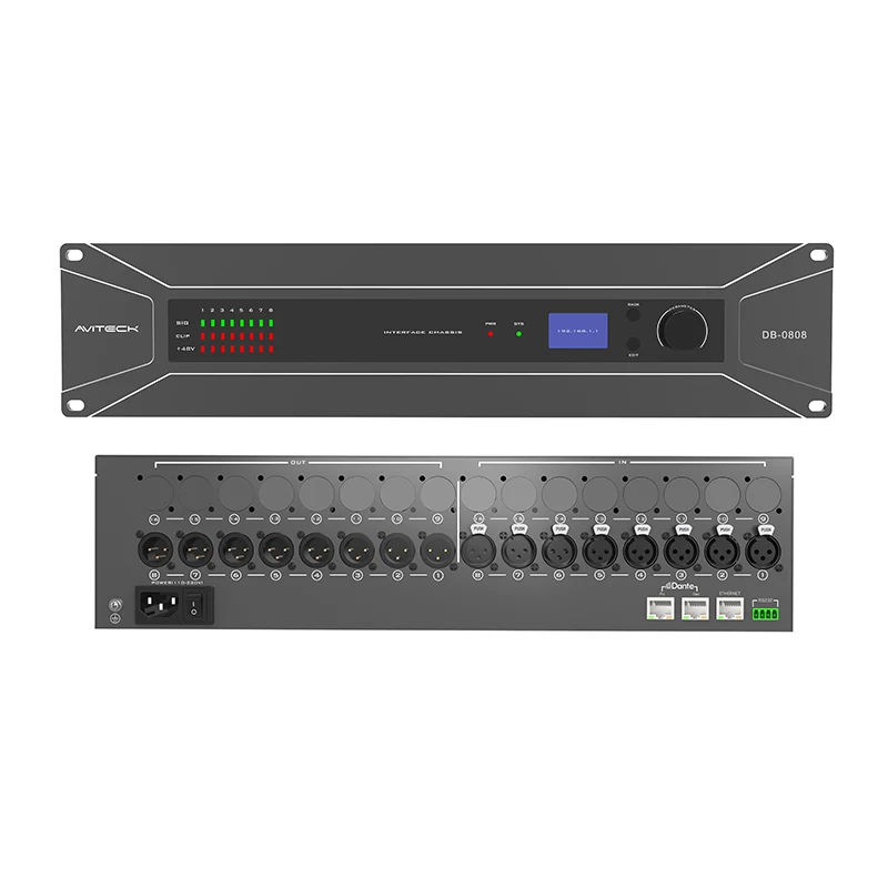 8CH Dante audio interfész