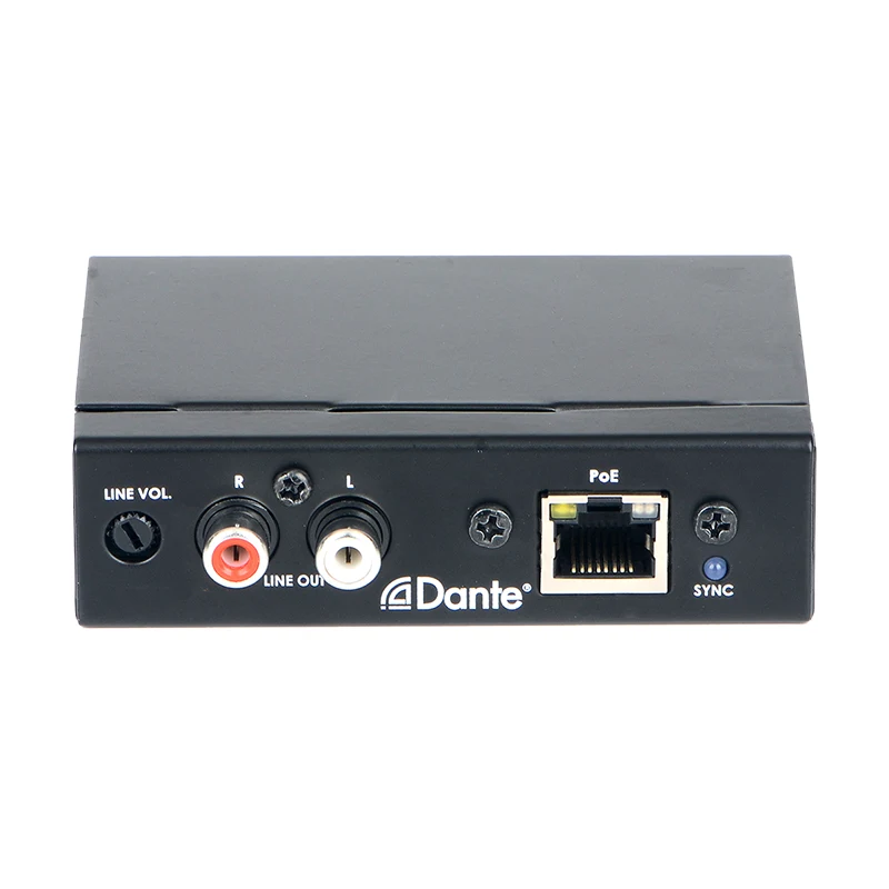 Audio vonal RCA kimenet dante interfész